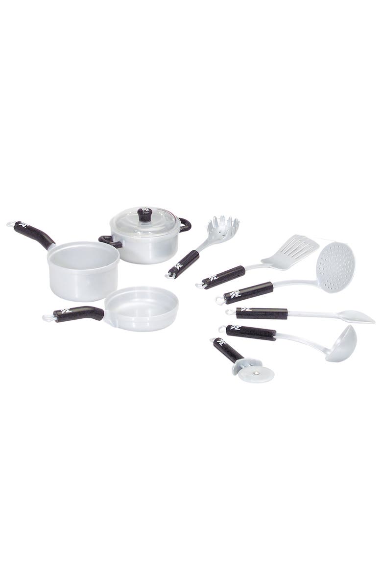 Pot And Kitchen Set, Premium Toys For Kids Ages 3 Years & Up, Main, color, Silver