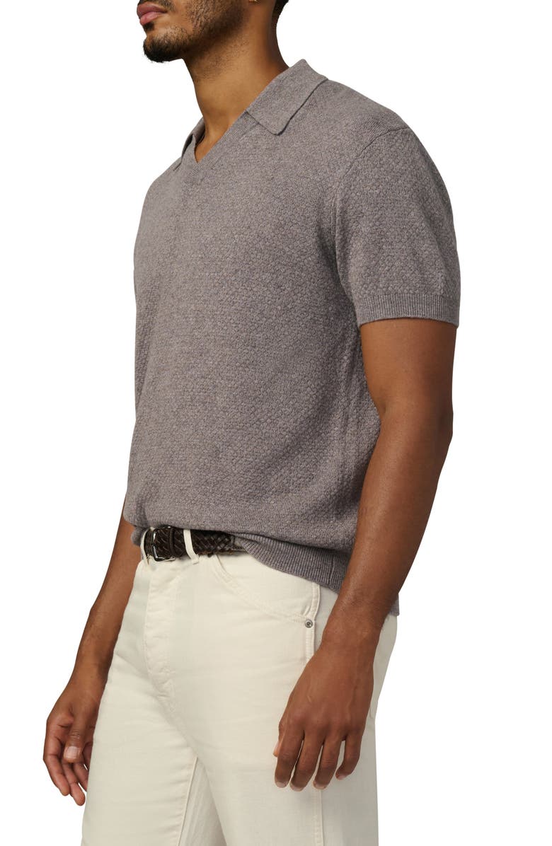 Joe's Johnny Collar Polo, Alternate, color, Mink