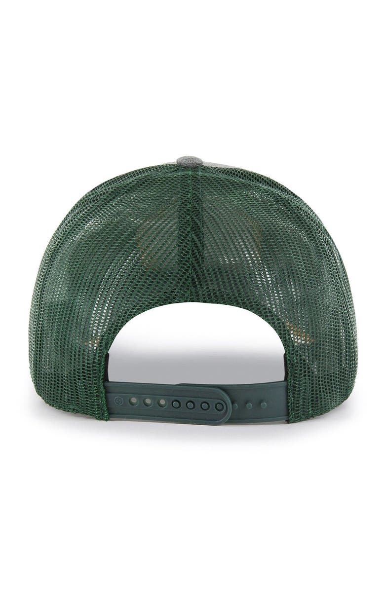 '47 Men's '47 Charcoal Oakland Athletics Slate Trucker Snapback Hat, Alternate, color, Charcoal