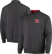 COLOSSEUM Men's Colosseum Charcoal Rutgers Scarlet Knights Tortugas Logo Quarter-Zip Jacket