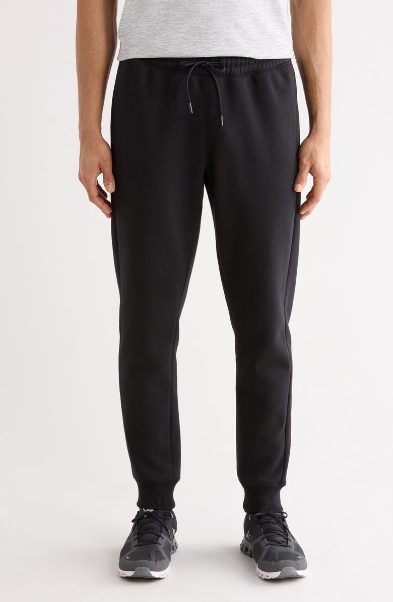 Z by Zella Freeform Fleece Joggers, Main, color, Black