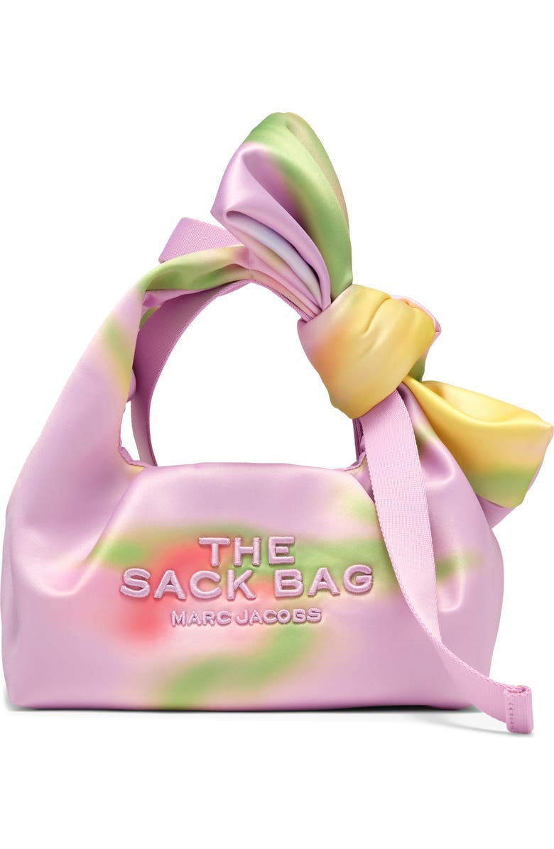 Marc Jacobs The Mini Raffia Sack Bag, Main, color, Ribbon Pink Multi