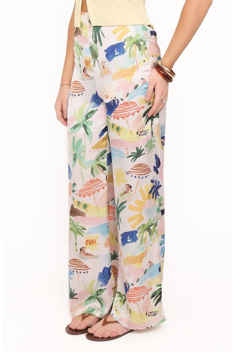 Alba Wide Leg Pants, Alternate, color, CREAM RESORT ISLE