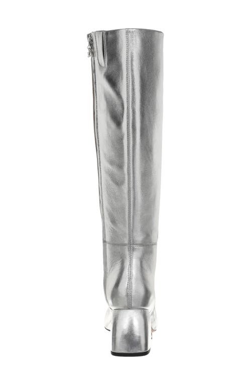 Circus Ny By Sam Edelman Oaklyn Knee High Boot In Silver