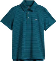 vineyard vines Kids' Bradley Stripe Stretch Polo