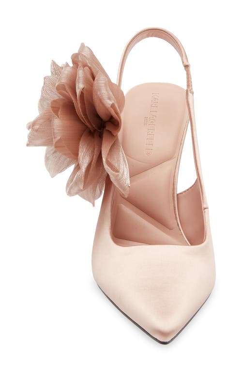 Karl Lagerfeld Paris Sariyah Slingback Pump In Blush