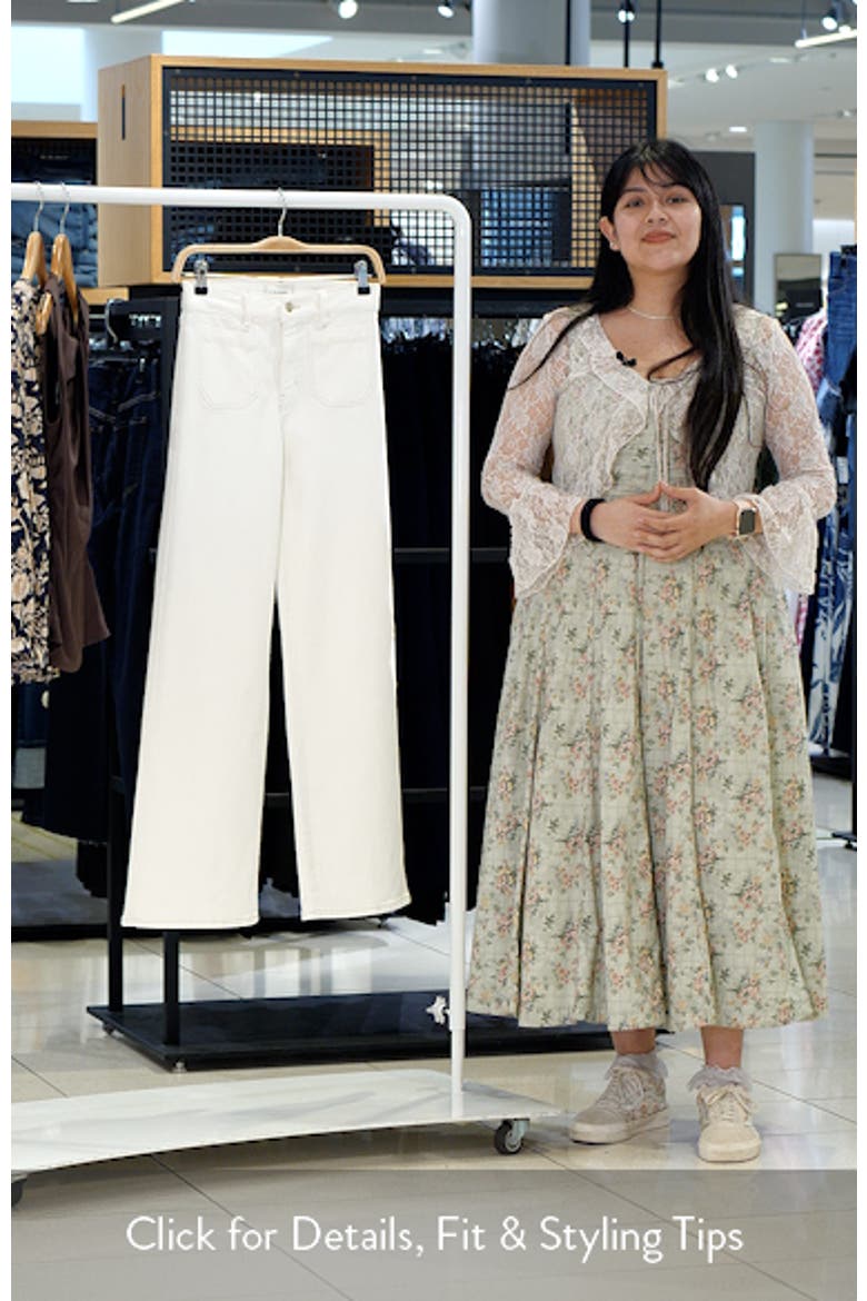 Le Slim Palazzo Jeans video