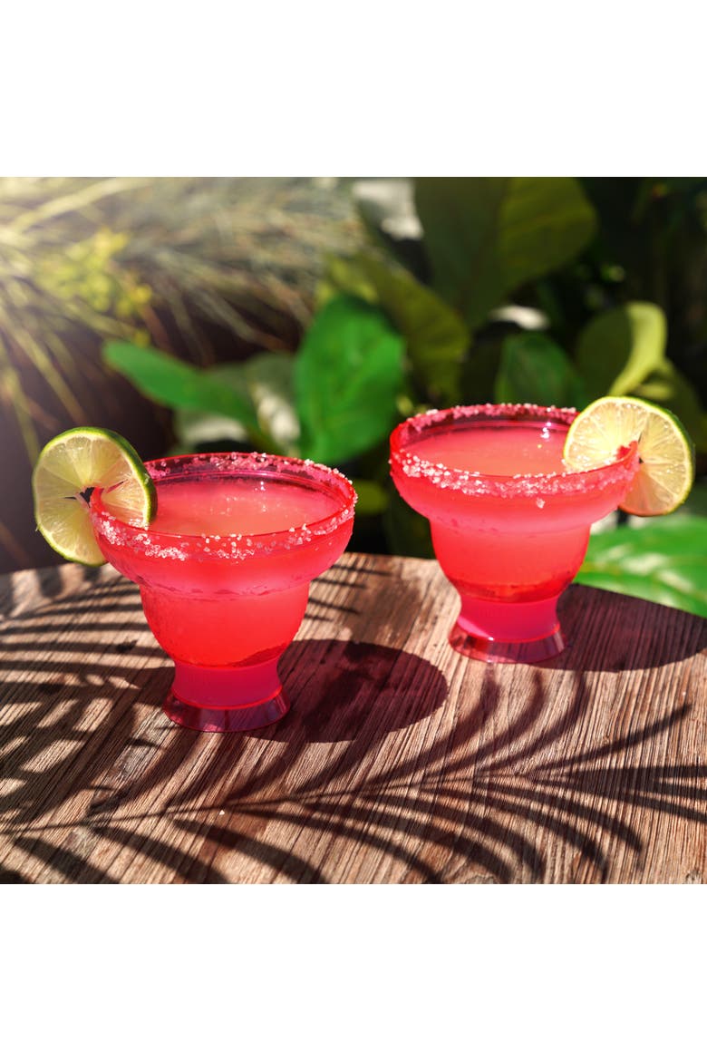 Margarita FREEZE Cooling Cup Set of 2, Alternate, color, Punch Pink