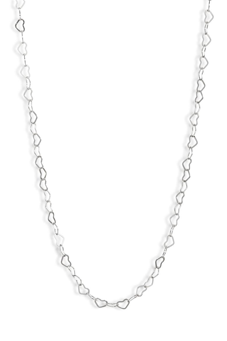 Adore Chain Necklace, Main, color, STERLING SILVER