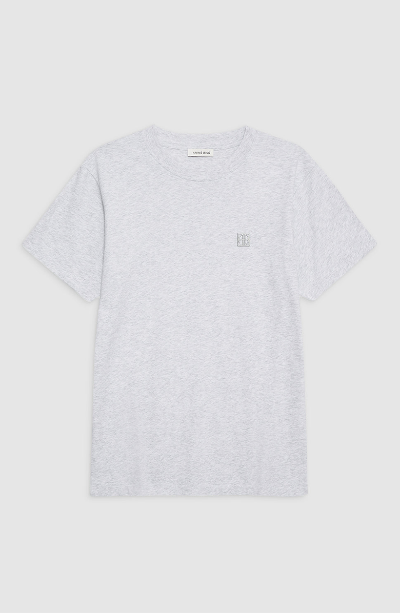 ANINE BING Lili Tee Framed Monogram, Alternate, color, 