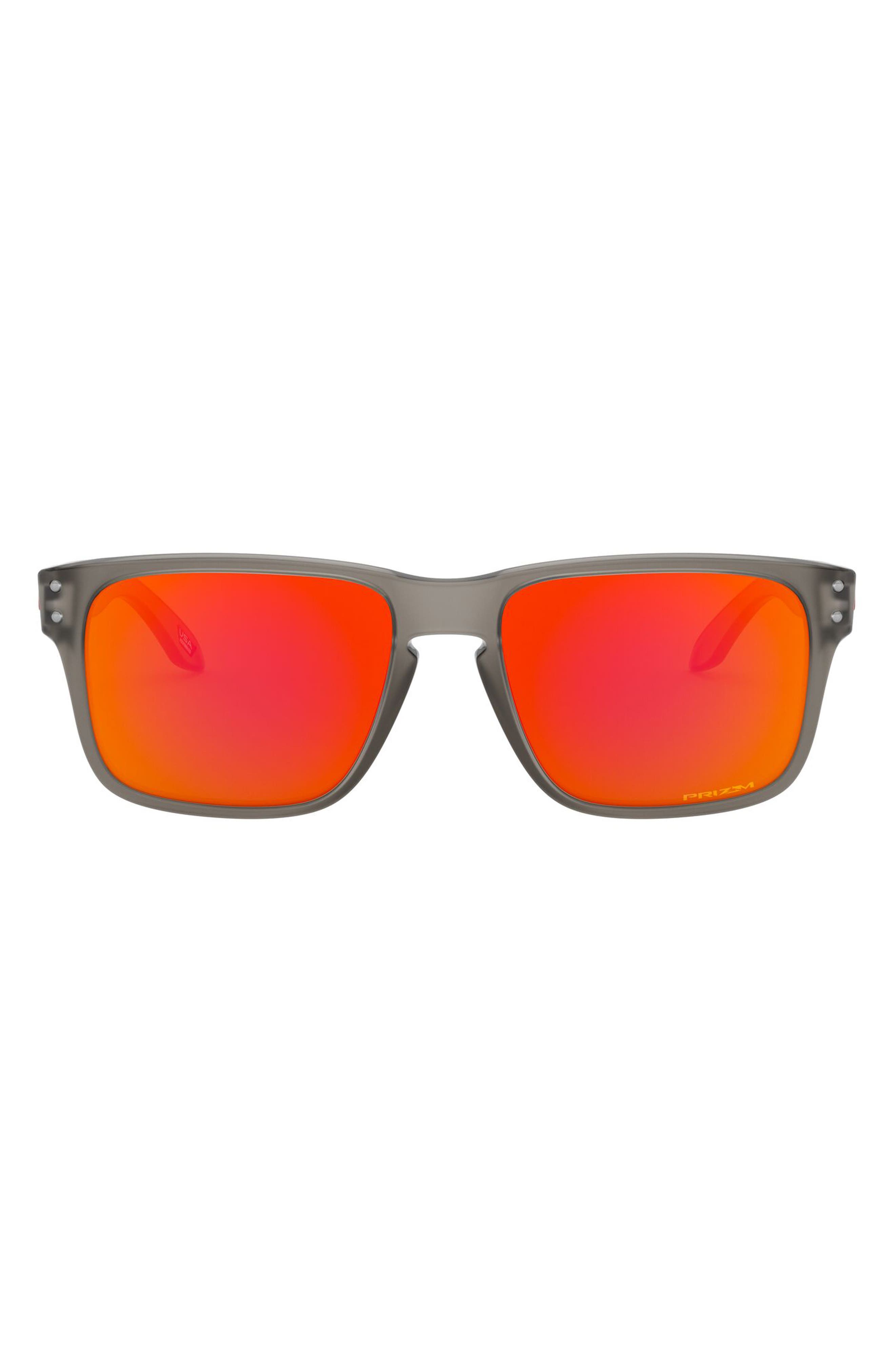 Oakley Holbrook™ 53mm Prizm™ Polarized Rectangular Sunglasses in Grey at Nordstrom