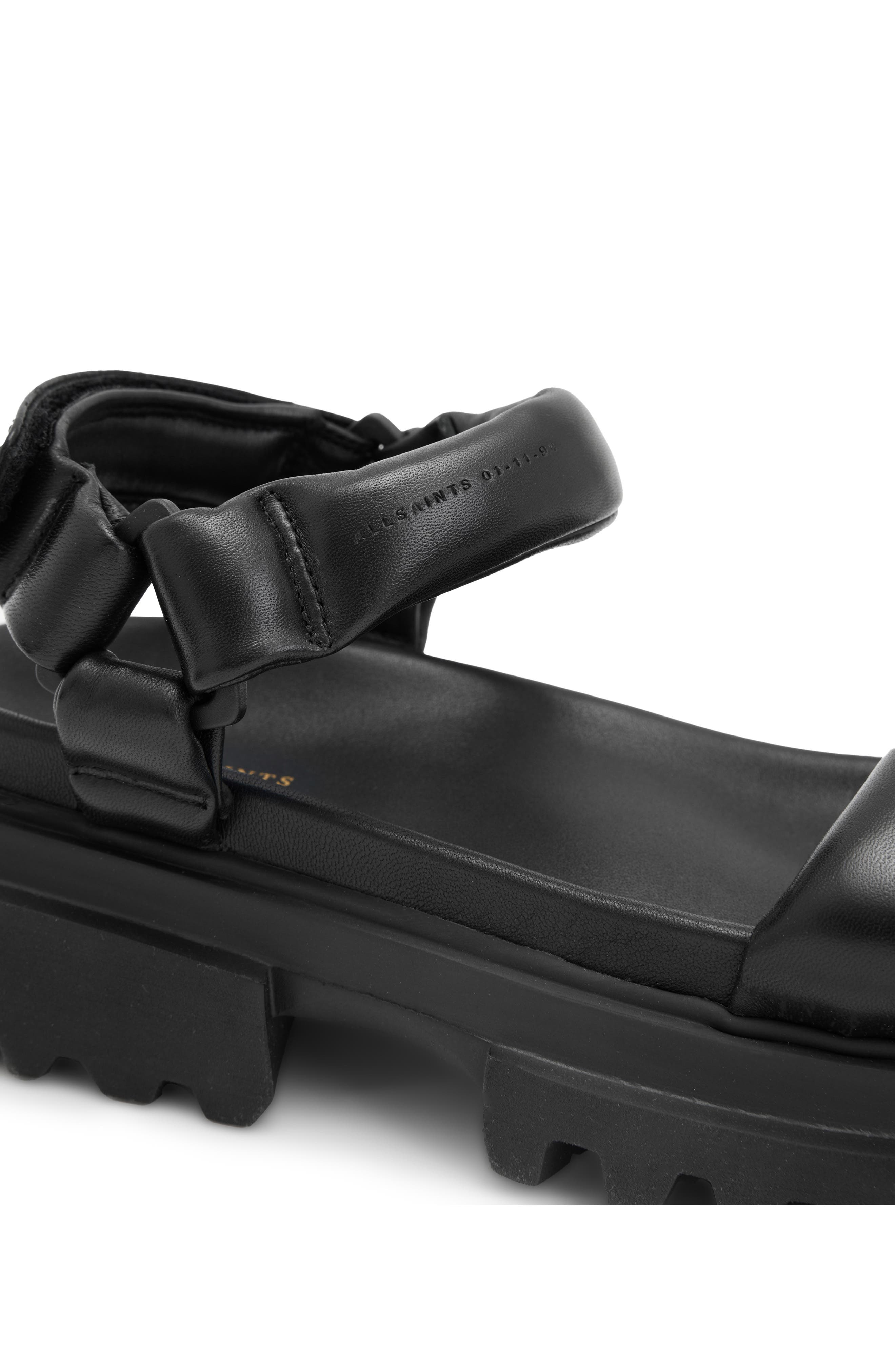 AllSaints Helium Lug Sandal, Alternate, color, 