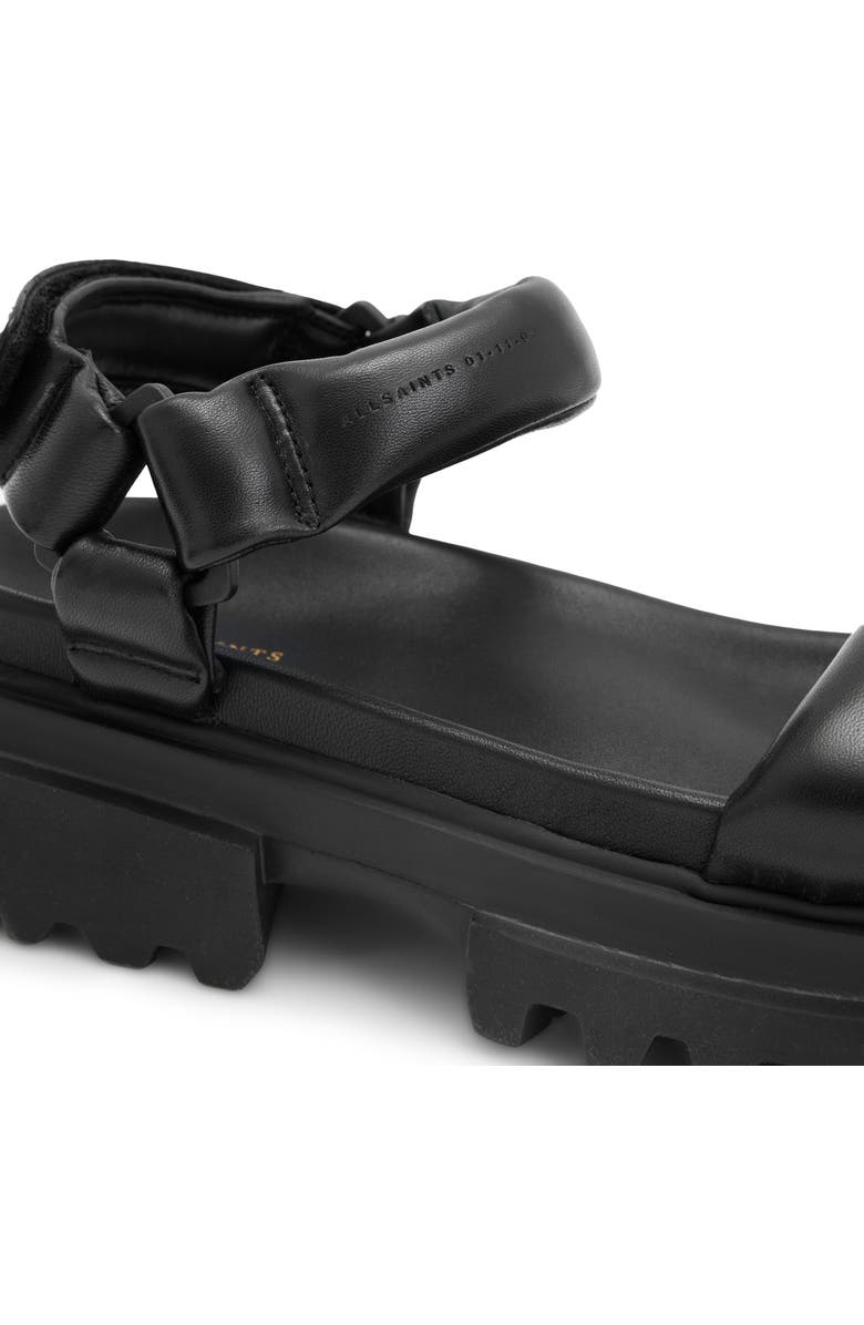 AllSaints Helium Lug Sandal, Alternate, color,