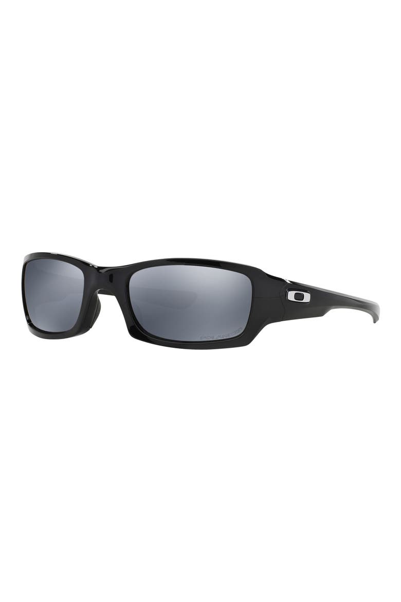 'Fives Squared' 54mm Polarized Sunglasses, Alternate, color, POLISHED BLACK/BLACK IRIDIUM