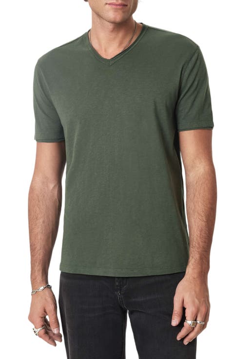 Miles Slub Organic Cotton V-Neck T-Shirt