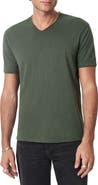 John Varvatos Miles Slub Organic Cotton V-Neck T-Shirt