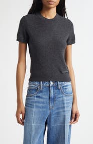 Alexander Wang Logo Wool Knit Top