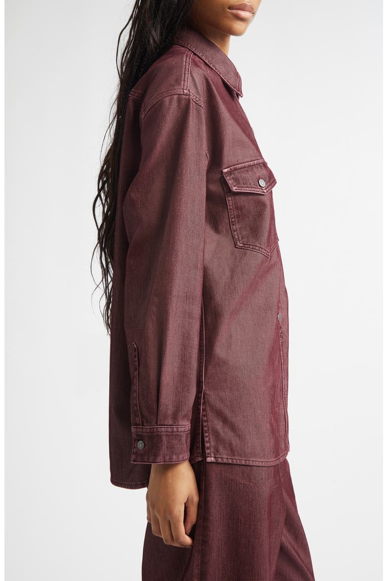 Journey Patty Cotton Twill Button-Up Shirt, Alternate, color, PORT ROYALE
