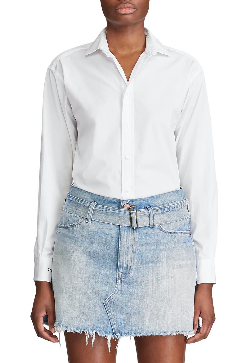 Woven Shirt, Main, color, WHITE