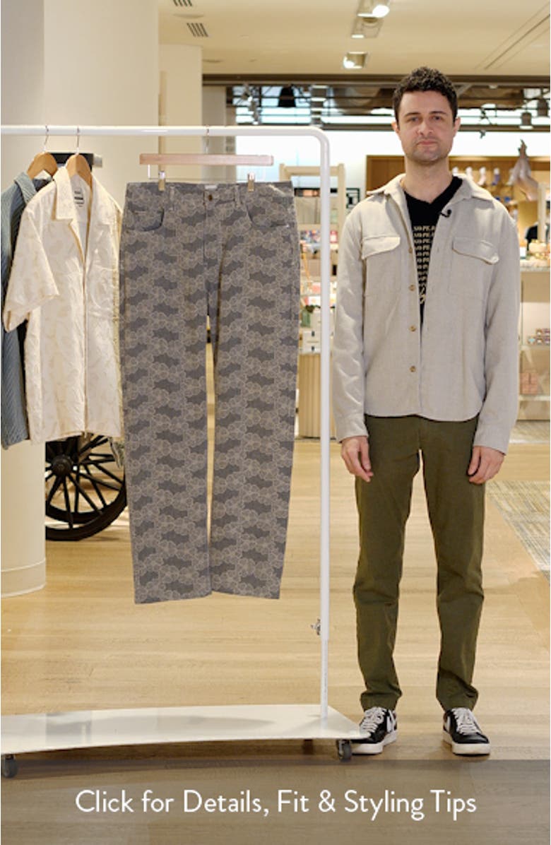Trevor Floral Corduroy Pants, sales video thumbnail