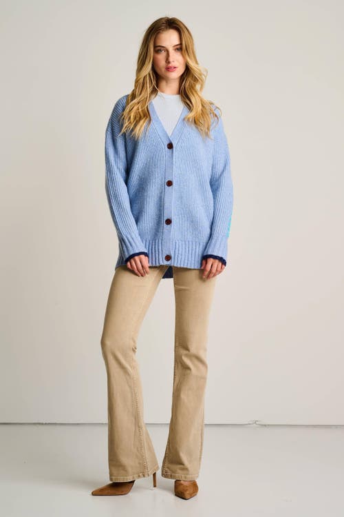 Lisa Todd Shake It Up Cardigan In Blue
