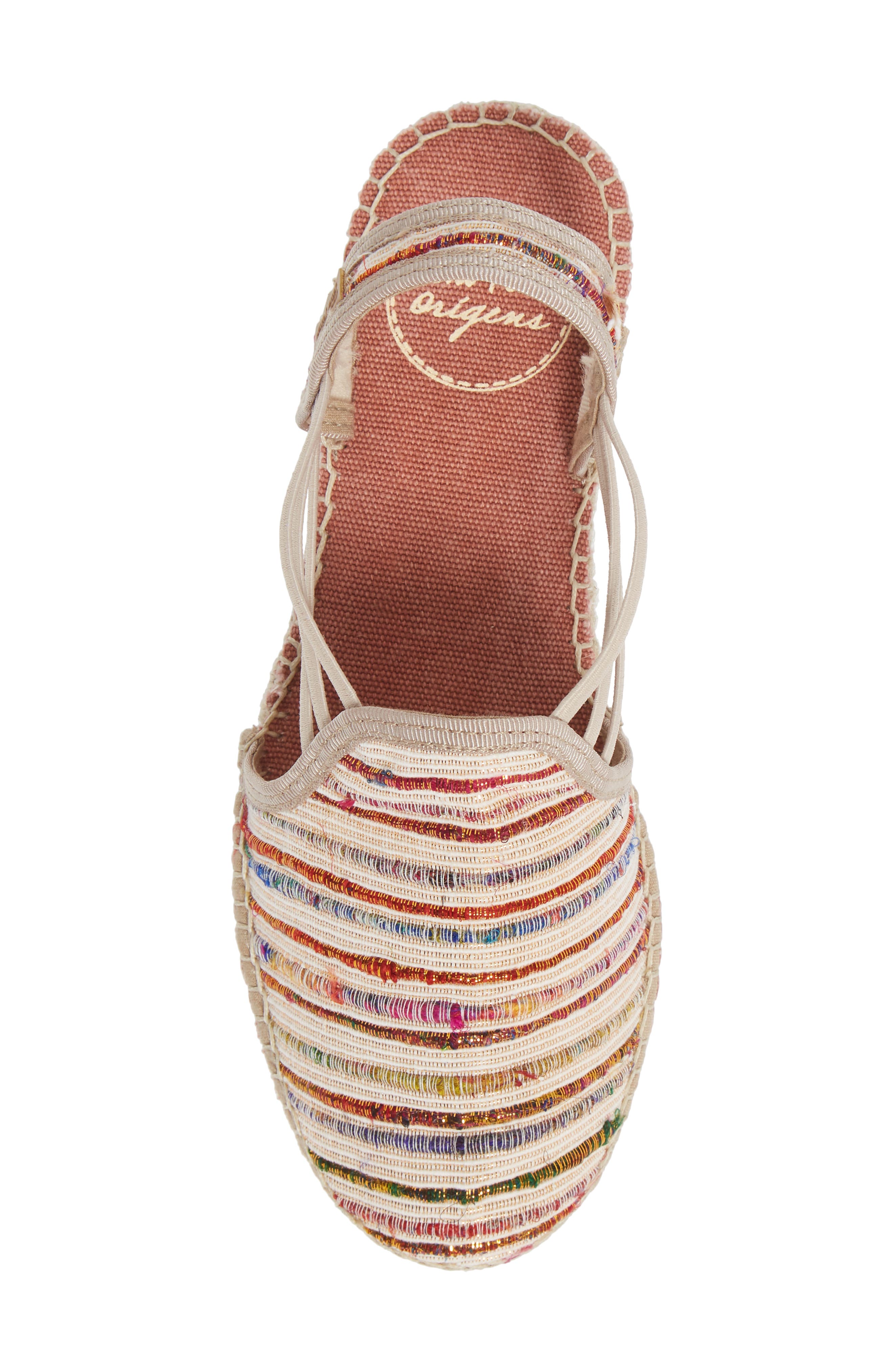 'Noa' Espadrille Sandal, Alternate, color, MULTI FABRIC