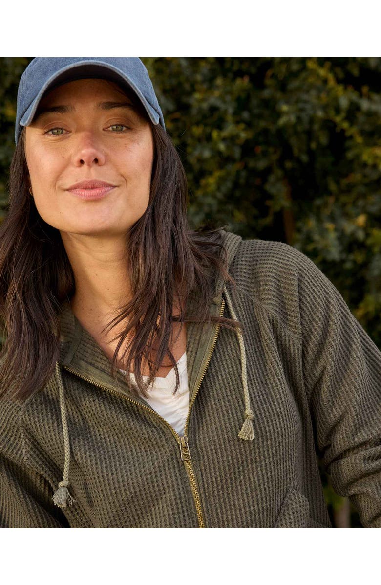 Toad & Co Bitterroot Long Sleeve Hoodie, Alternate, color, Olive