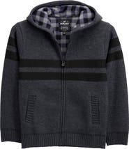 XRAY Kids' Stripe Full Zip Hoodie