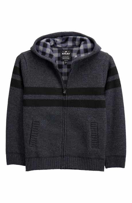 XRAY Kids' Stripe Full Zip Hoodie