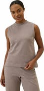 Pact Organic Cotton Airplane Mock Neck Shell
