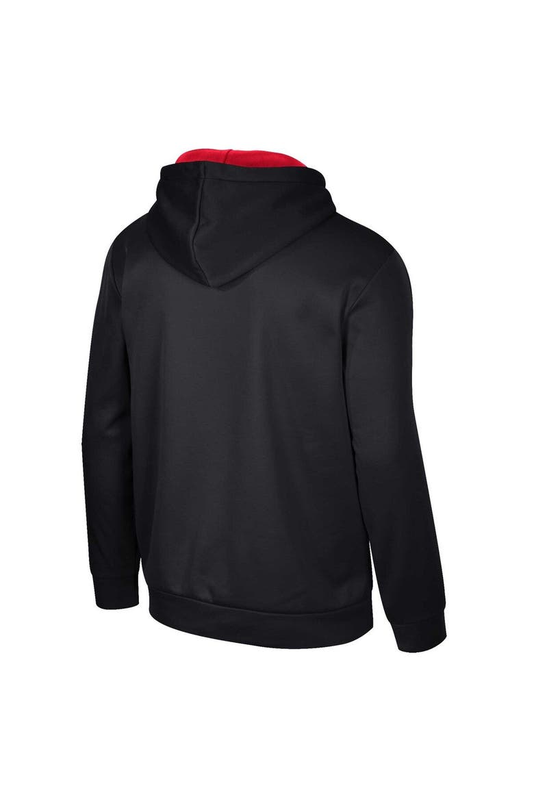 Men's Colosseum Black Ohio State Buckeyes Reese Pullover Hoodie, Alternate, color, Black