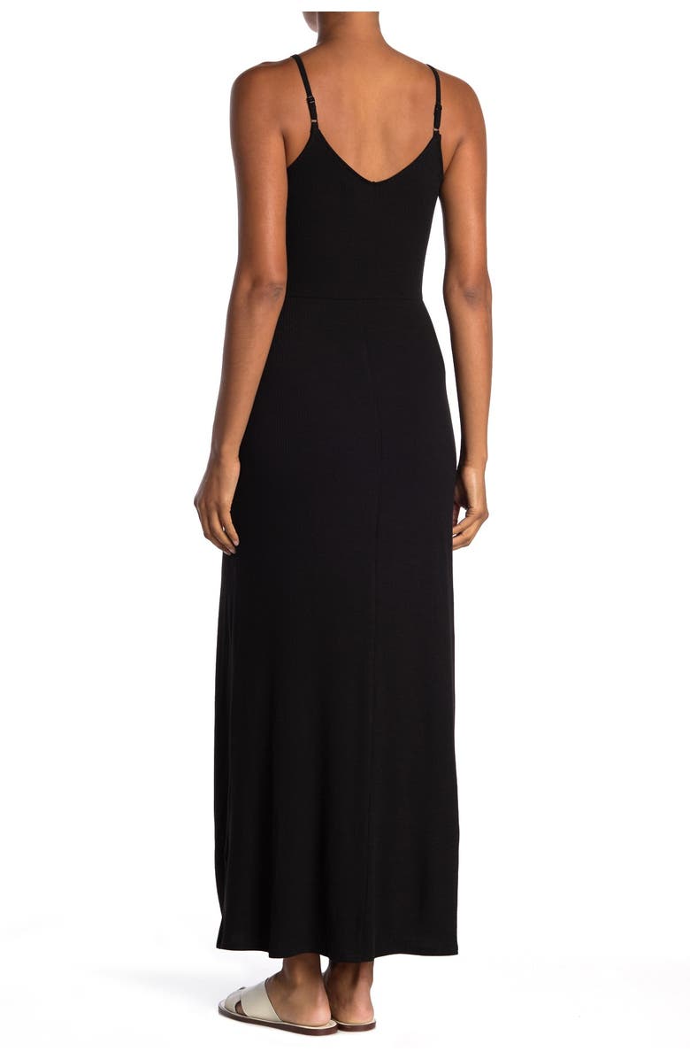 Love, Fire Ribbed Keyhole Cutout Maxi Dress, Alternate, color,