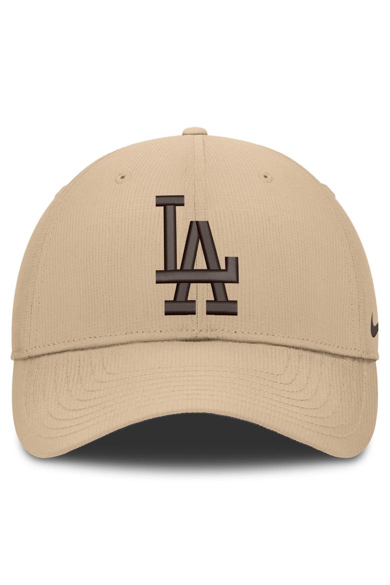 Men's Nike  Khaki Los Angeles Dodgers Desert Ripstop Club Adjustable Hat, Alternate, color, Khaki