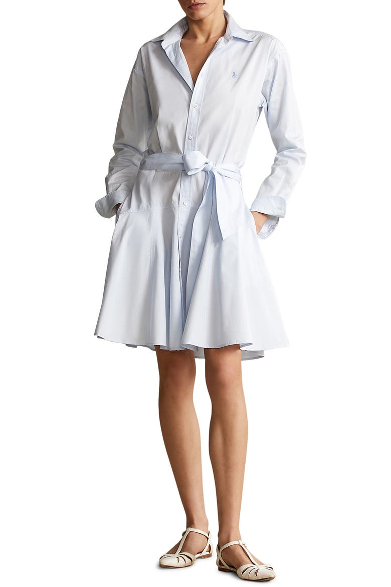 Shirtdress, Main, color, BERYL BLUE