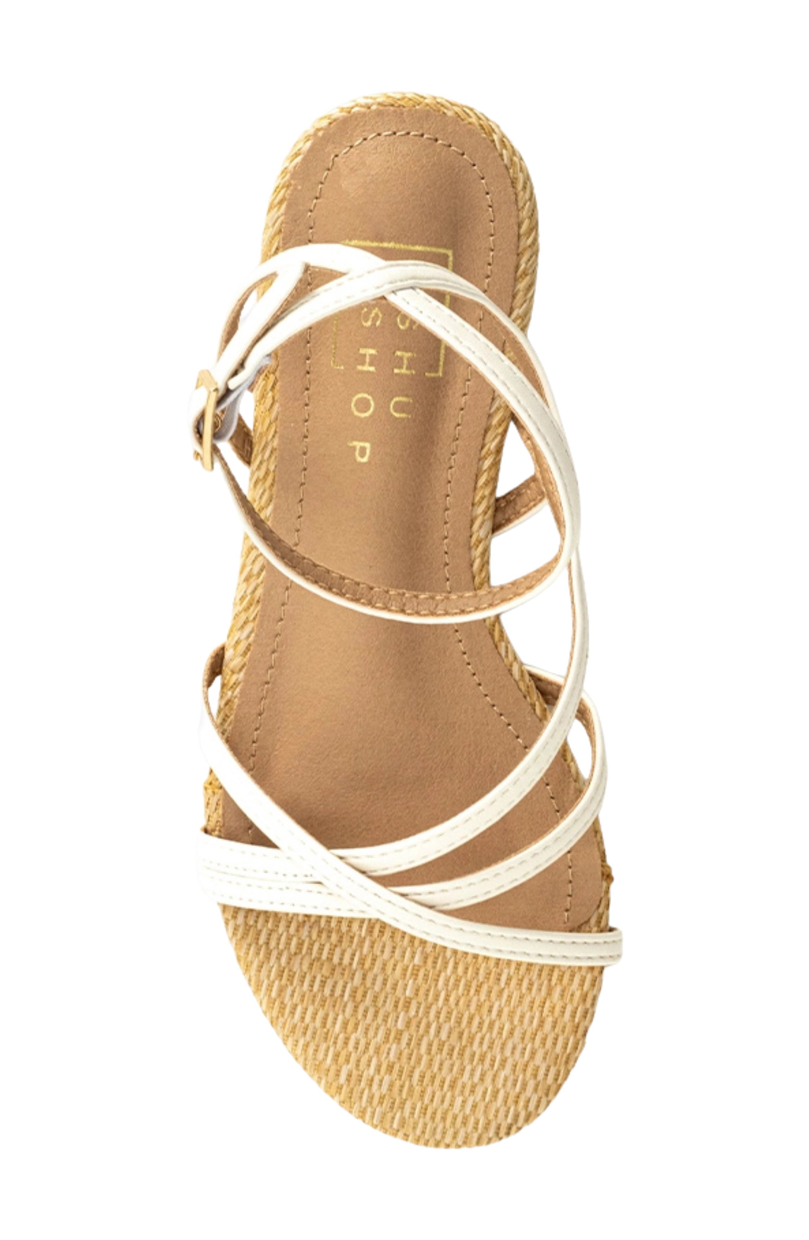 Kids' Mini Dana Sandal, Alternate, color, WHITE