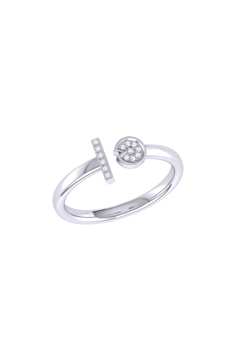 LuvMyJewelry Pac-Man Lane Diamond Ring, Main, color,