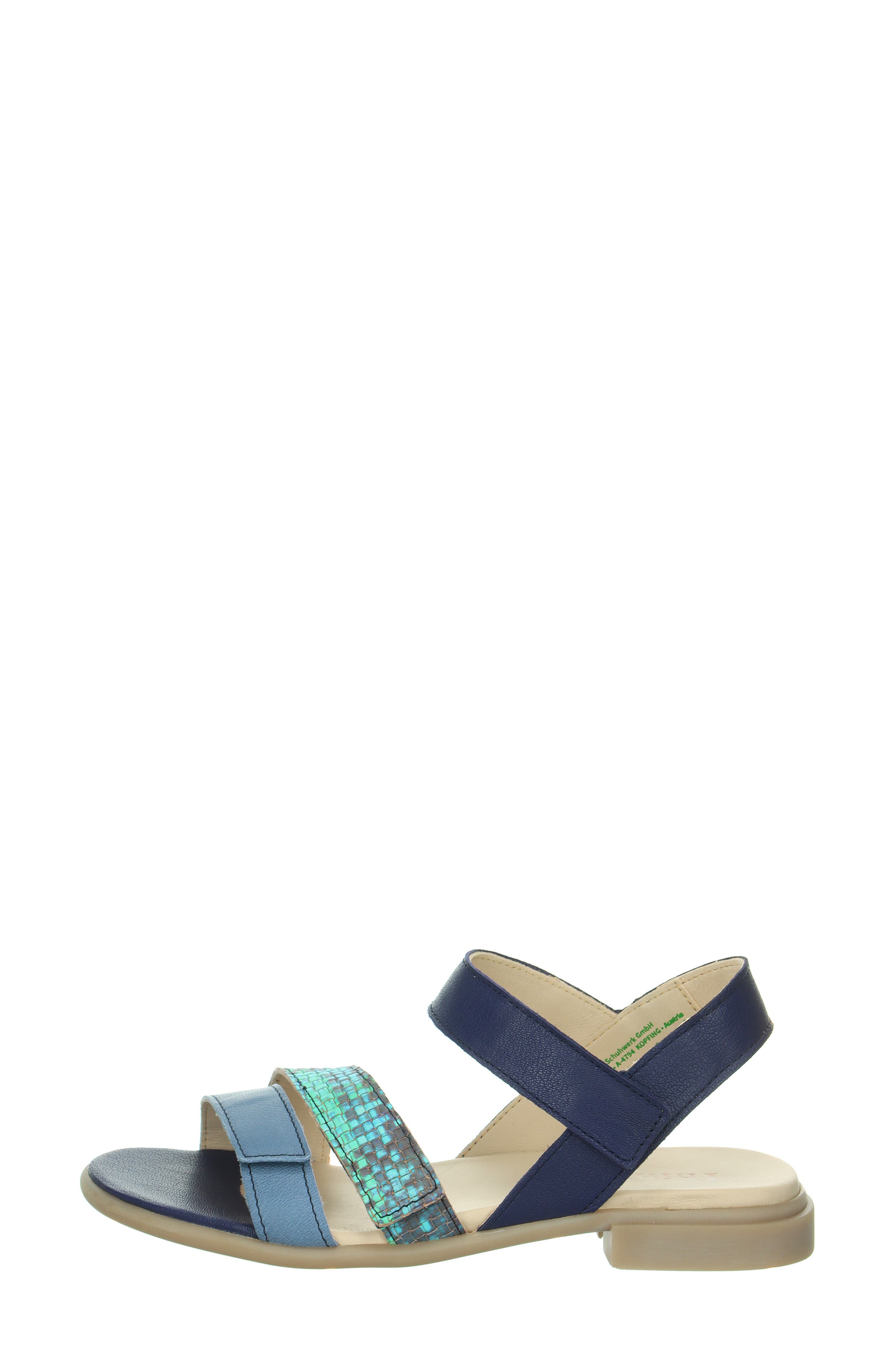 Think! Kamaa Sandal, Alternate, color, Indigo Combo