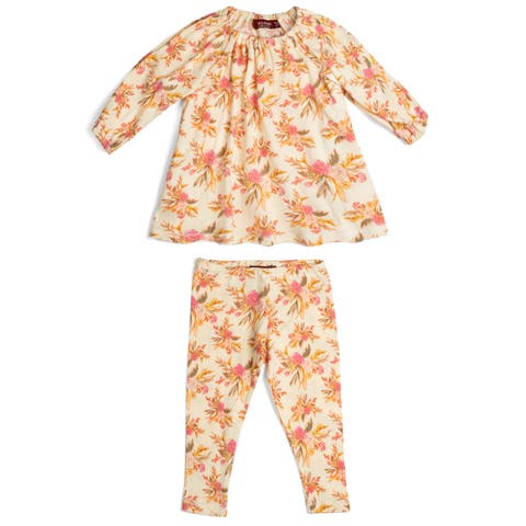 Organic Cotton Dress and Legging Set (Baby)