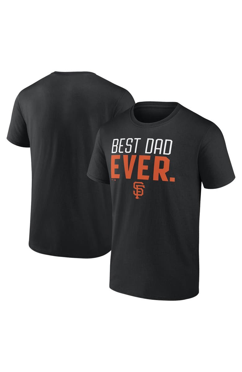 PROFILE Men's Black San Francisco Giants Big & Tall Best Dad T-Shirt, Main, color, Black