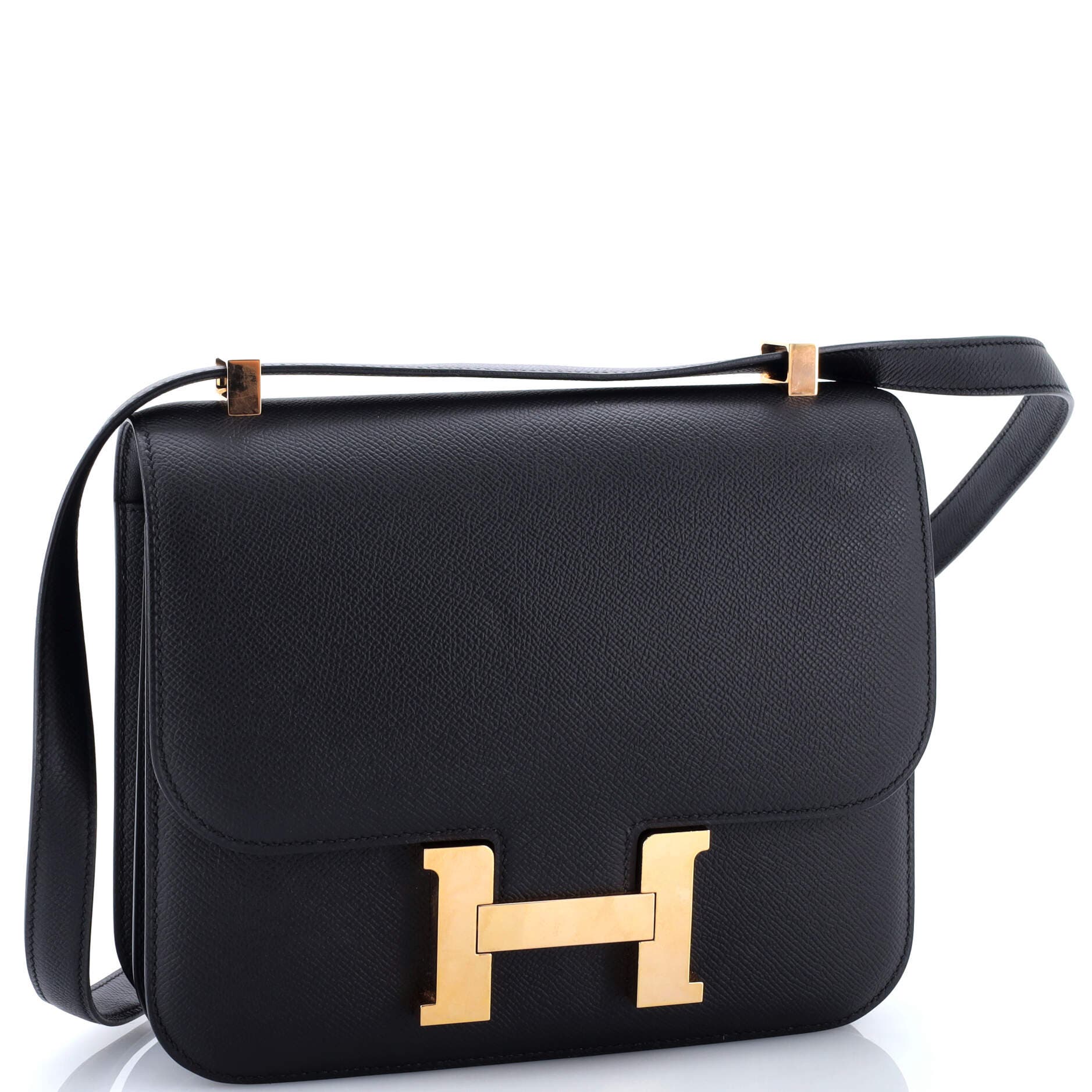 Pre-Owned Hermes Constance Bag Epsom 24, Alternate, color, Noir