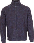 Lords of Harlech Neville Brushed Interlock Full-zip Jacket