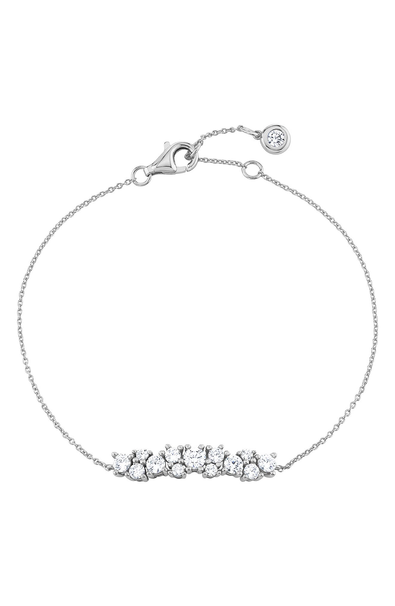 selected PURE PLATINUM / CLEAR STONE