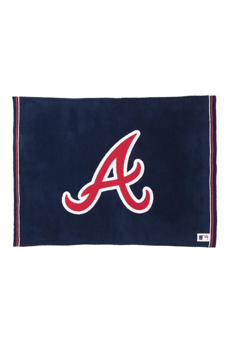 CozyChic® Atlanta Braves Throw Blanket, Main, color, BRAVES MULTI