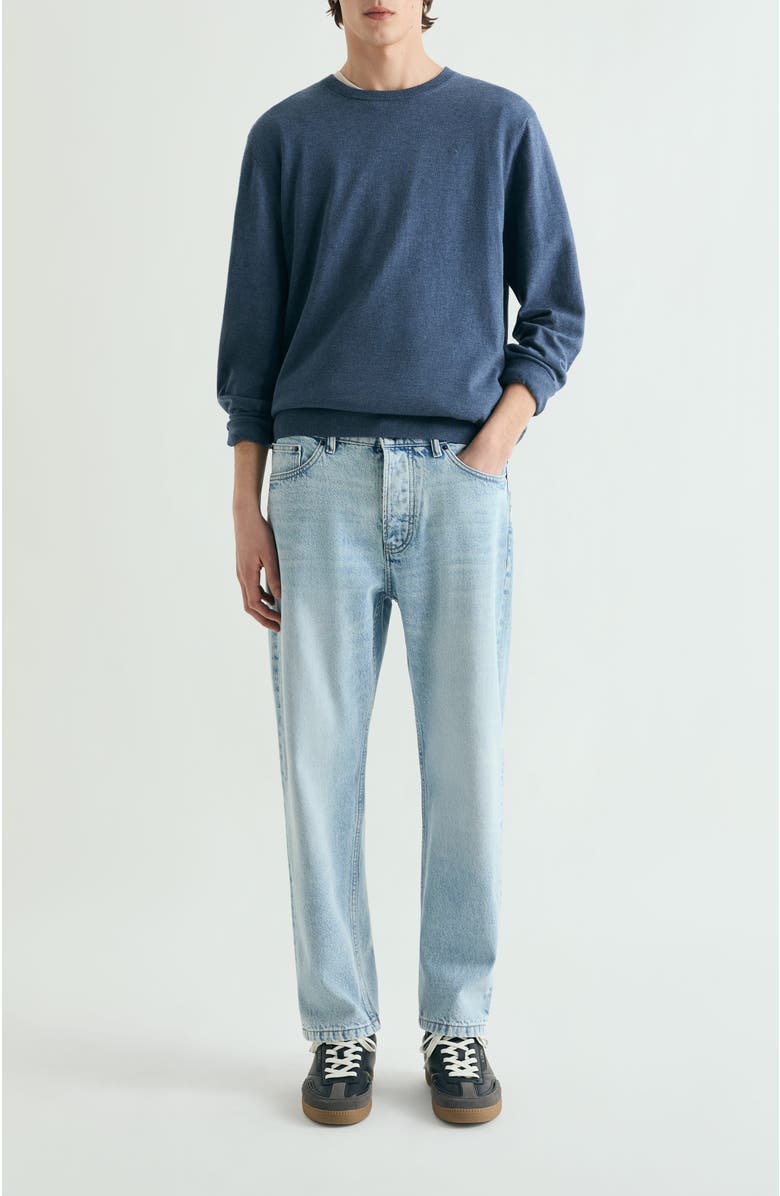 Scalpers Ribbed supita sweater, Alternate, color, Blue