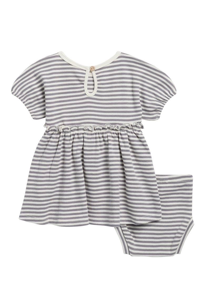 Annie Ocean Stripe Dress & Bloomers Set, Alternate, color, OCEAN