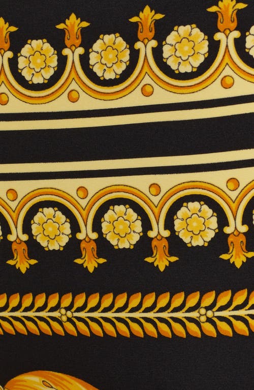 Versace Barocco Print Leggings In Multi