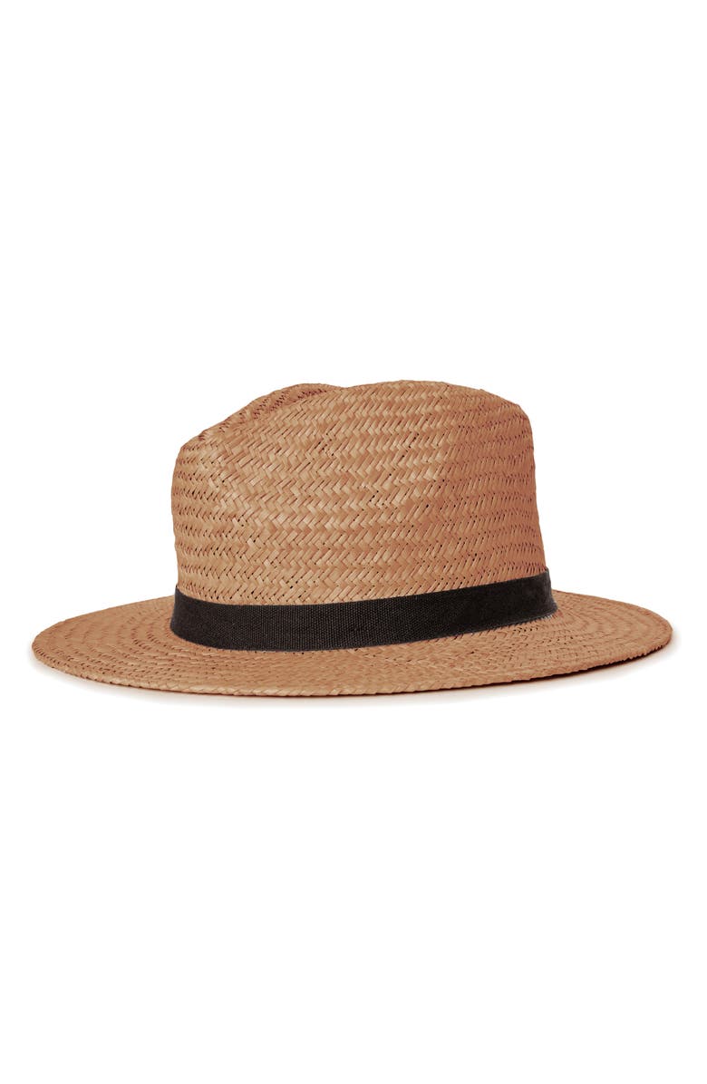 Brixton Lera III Straw Fedora, Main, color,
