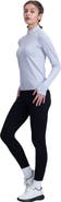 COZY ZERO Tech Merino Classic Fit Half Zip Long Sleeve Base Layer