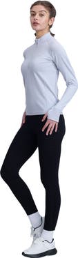COZY ZERO Tech Merino Classic Fit Half Zip Long Sleeve Base Layer