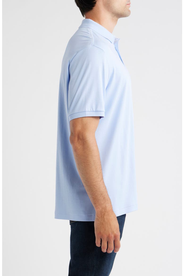 Classic Fit Soft Cotton Polo, Alternate, color, PEBBLE BLUE